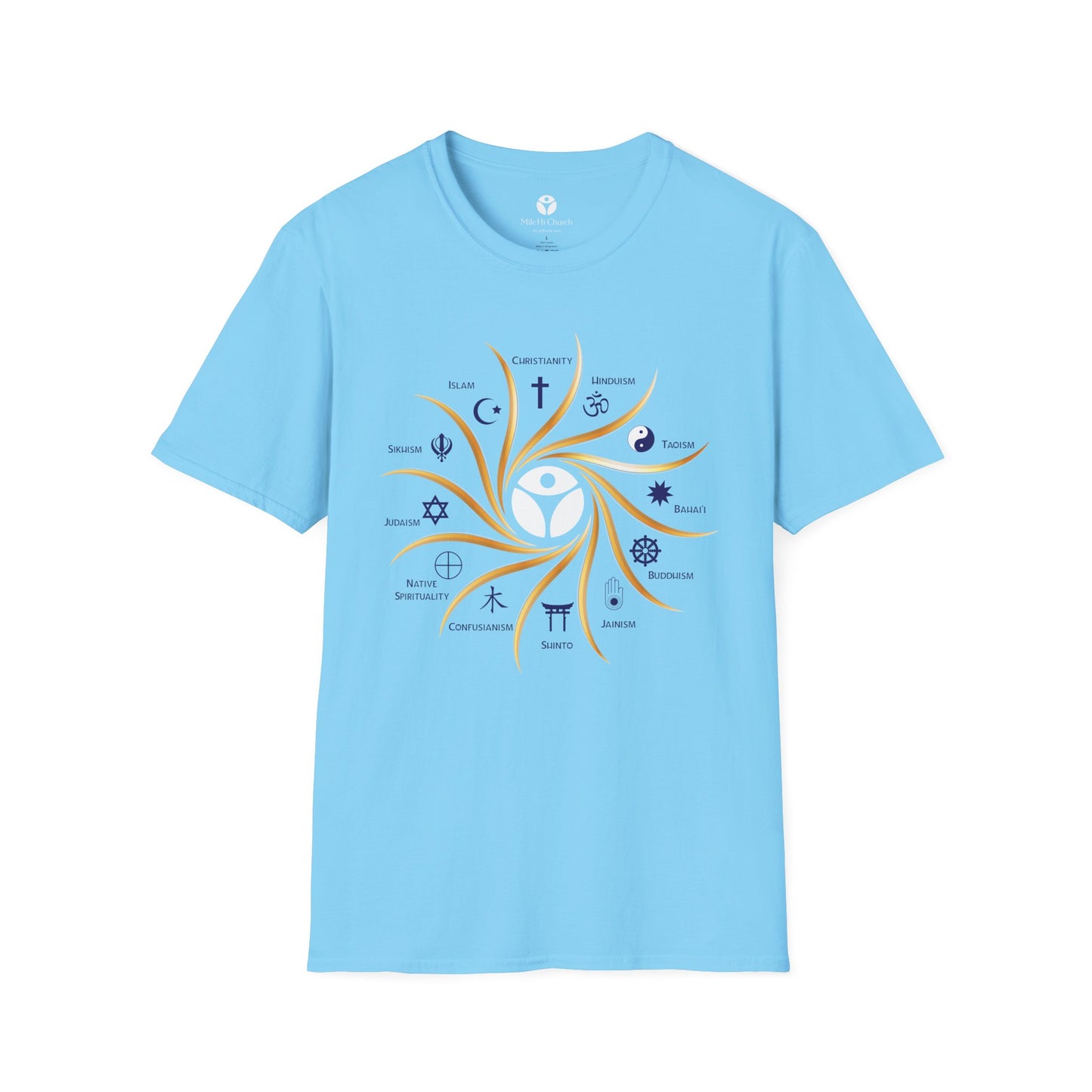 Unisex Softstyle Spirituality T-Shirt - Celebrating All Faiths & Beliefs