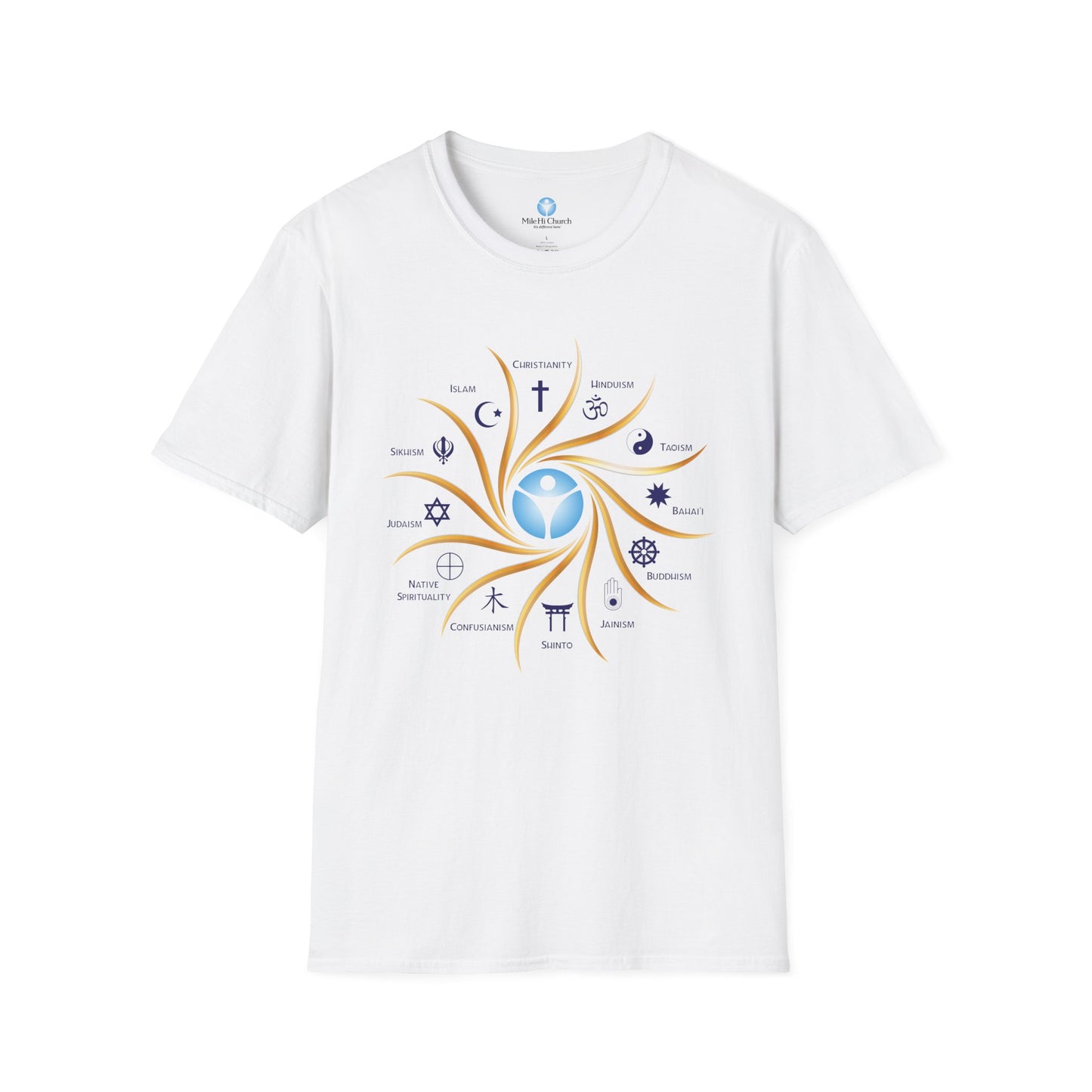 Unisex Softstyle Spirituality T-Shirt - Celebrating All Faiths & Beliefs