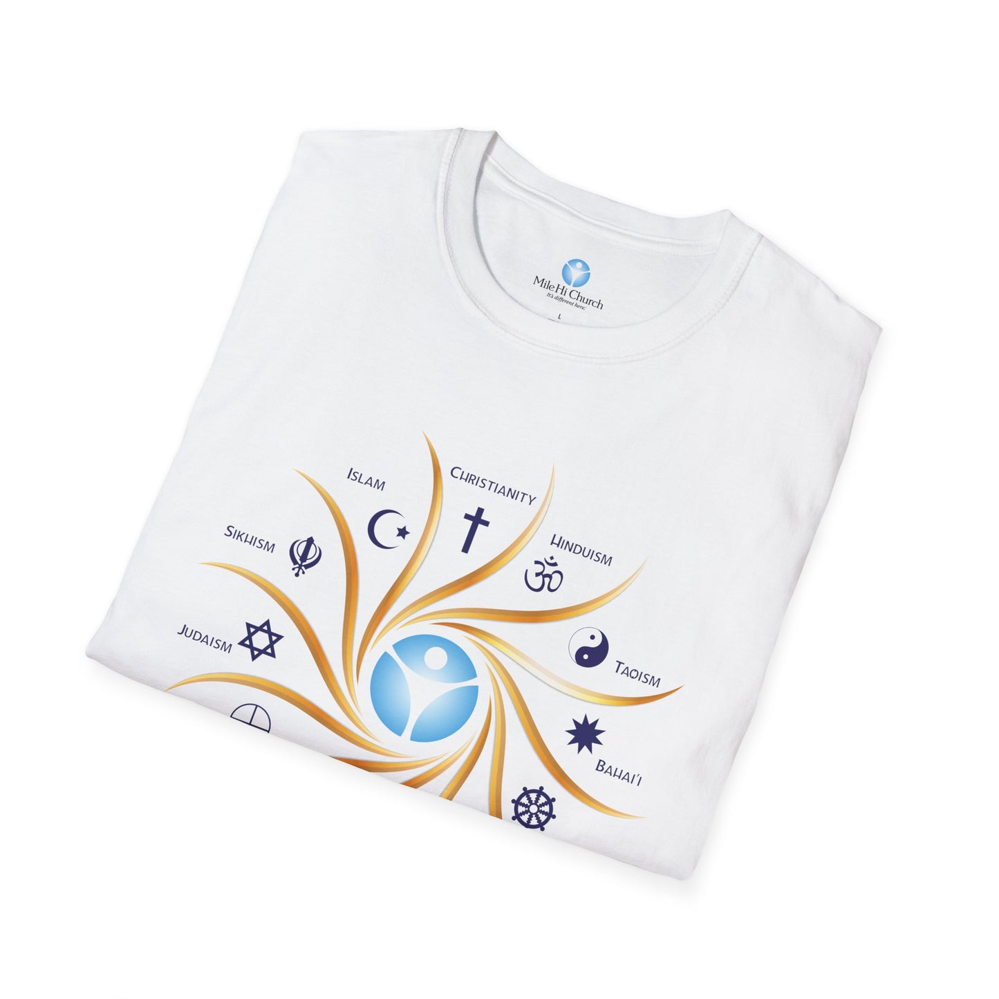 Unisex Softstyle Spirituality T-Shirt - Celebrating All Faiths & Beliefs