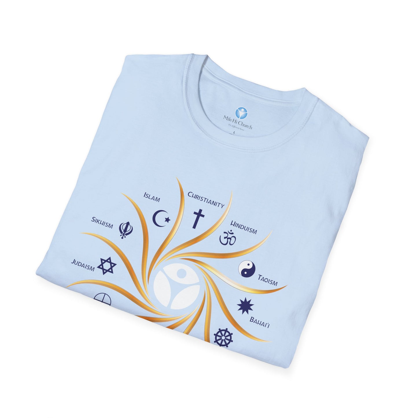 Unisex Softstyle Spirituality T-Shirt - Celebrating All Faiths & Beliefs