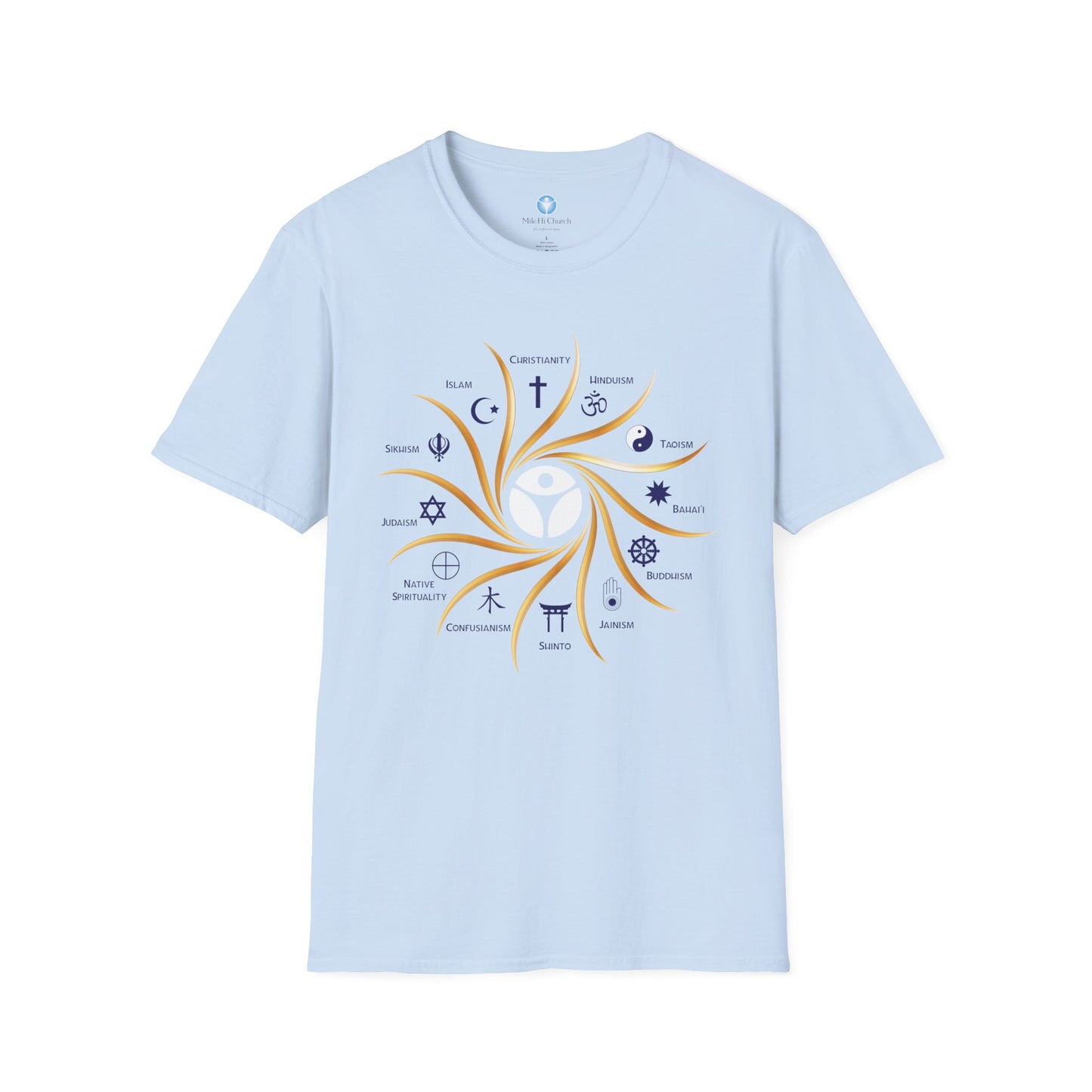 Unisex Softstyle Spirituality T-Shirt - Celebrating All Faiths & Beliefs